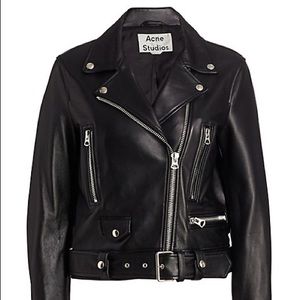 Acne Studios leather biker jacket brand new